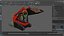 Skid Steer Loader with Operator and Soil Load Rigged for Maya
