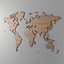 World Map Wall Object