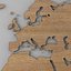 World Map Wall Object