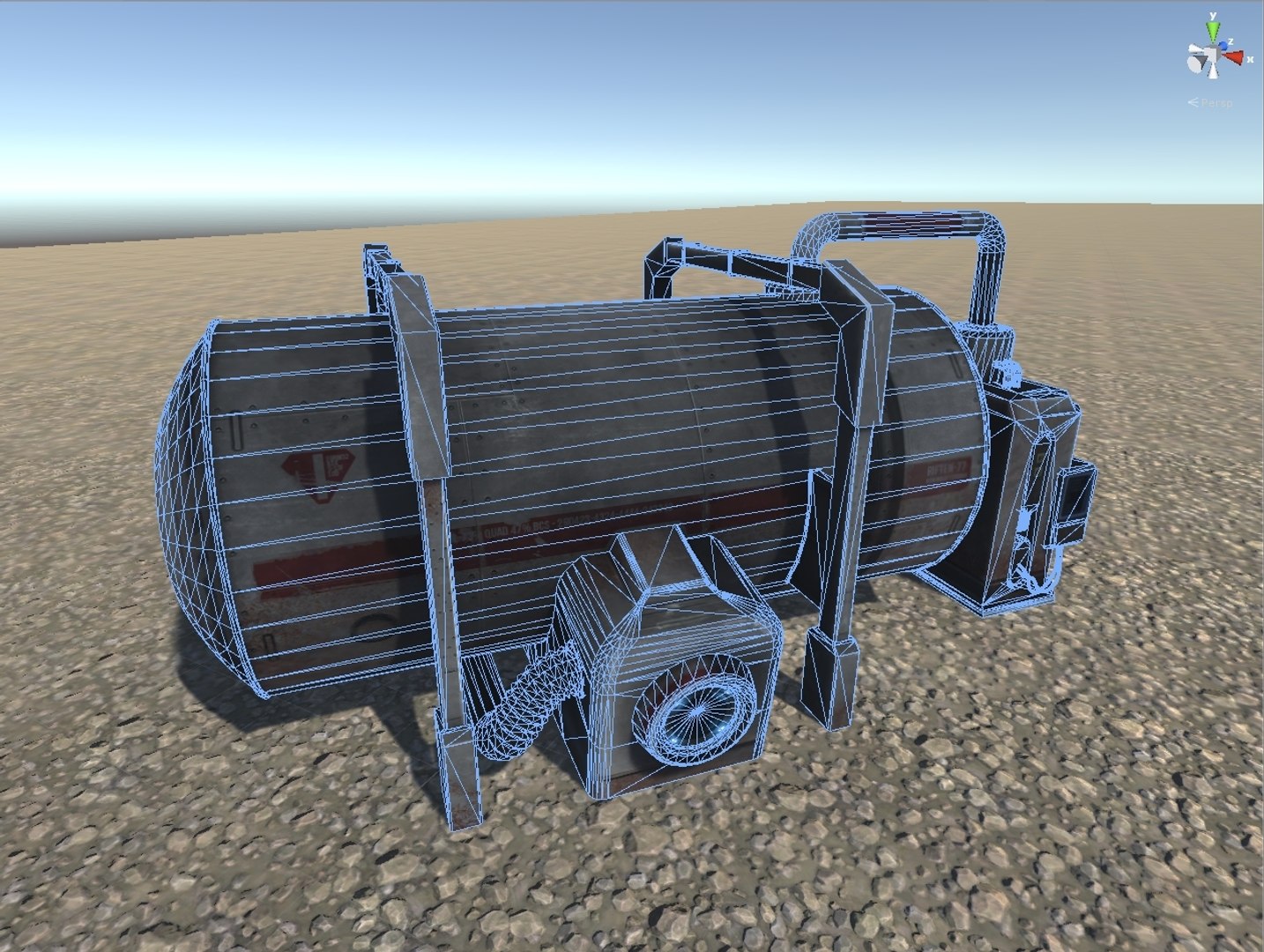 3d model cistern electronic