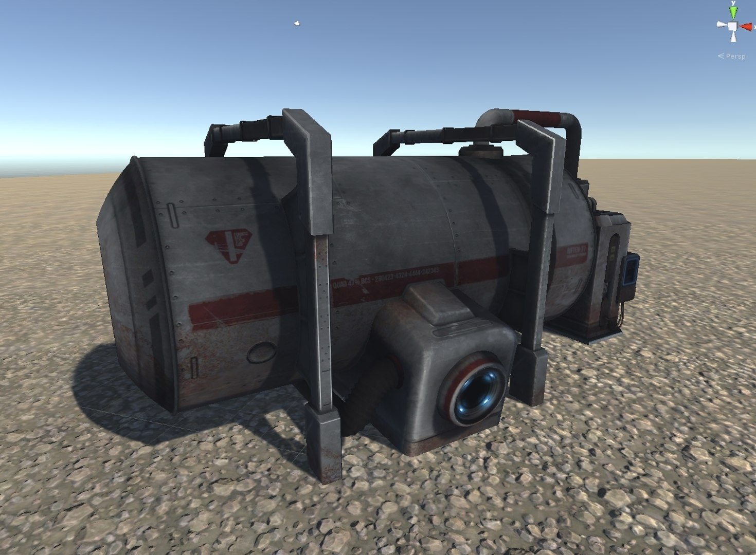 3d model cistern electronic