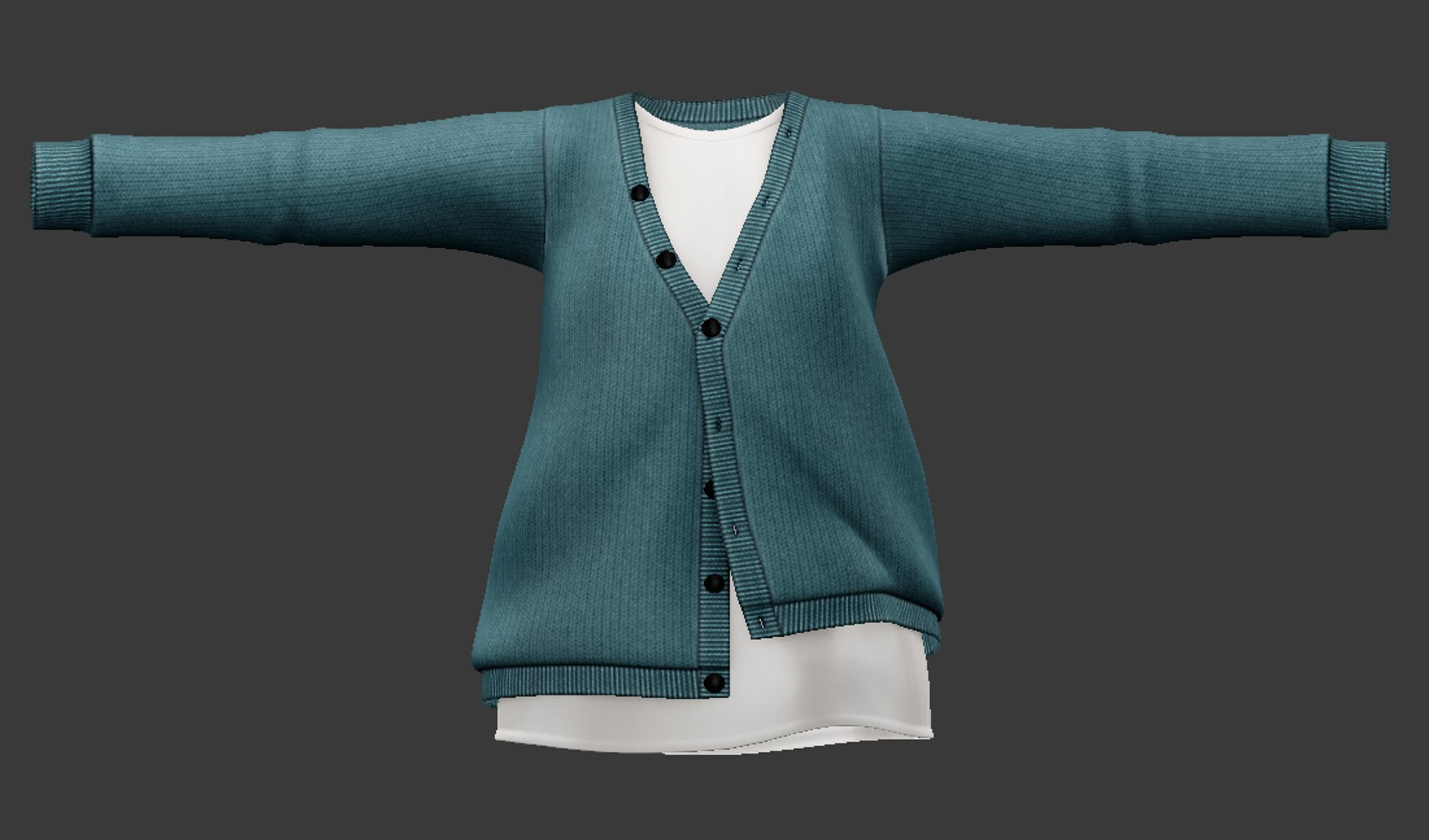 Male Female Sweater Model - TurboSquid 1276797