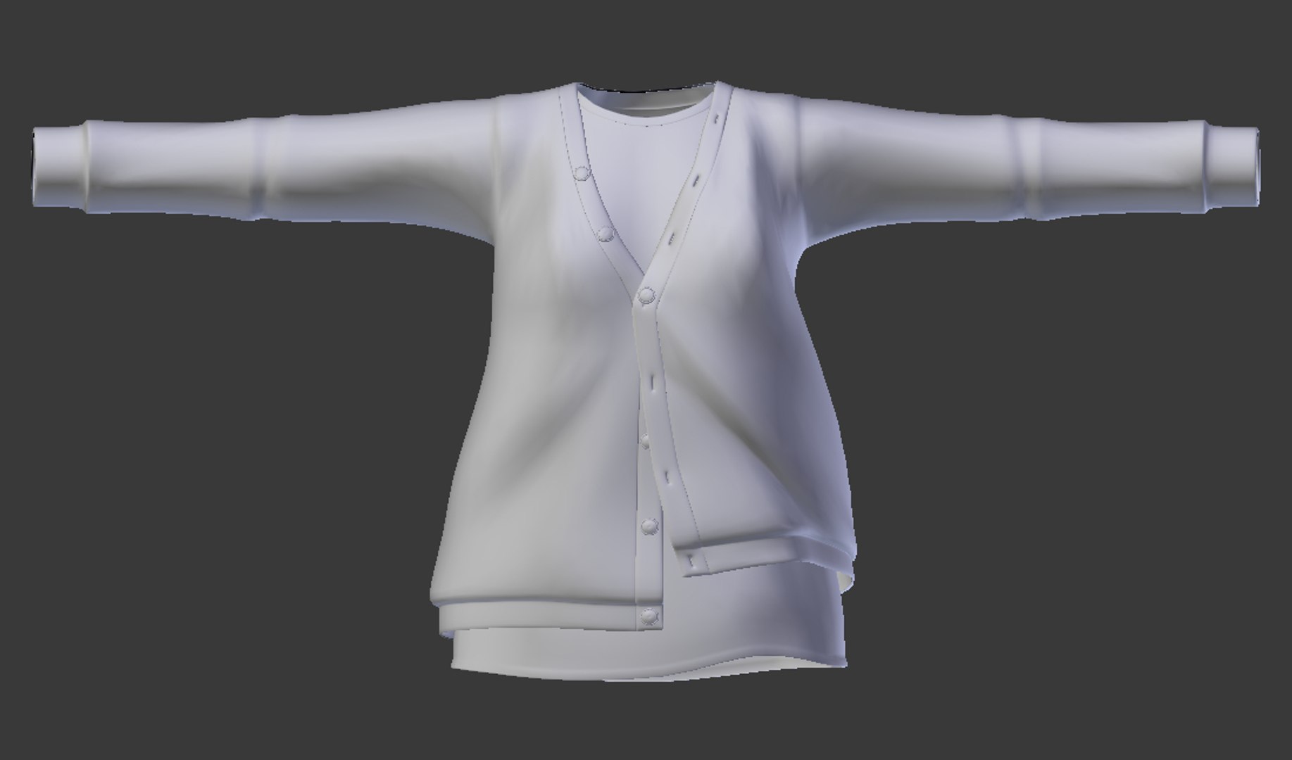 Male Female Sweater Model - TurboSquid 1276797
