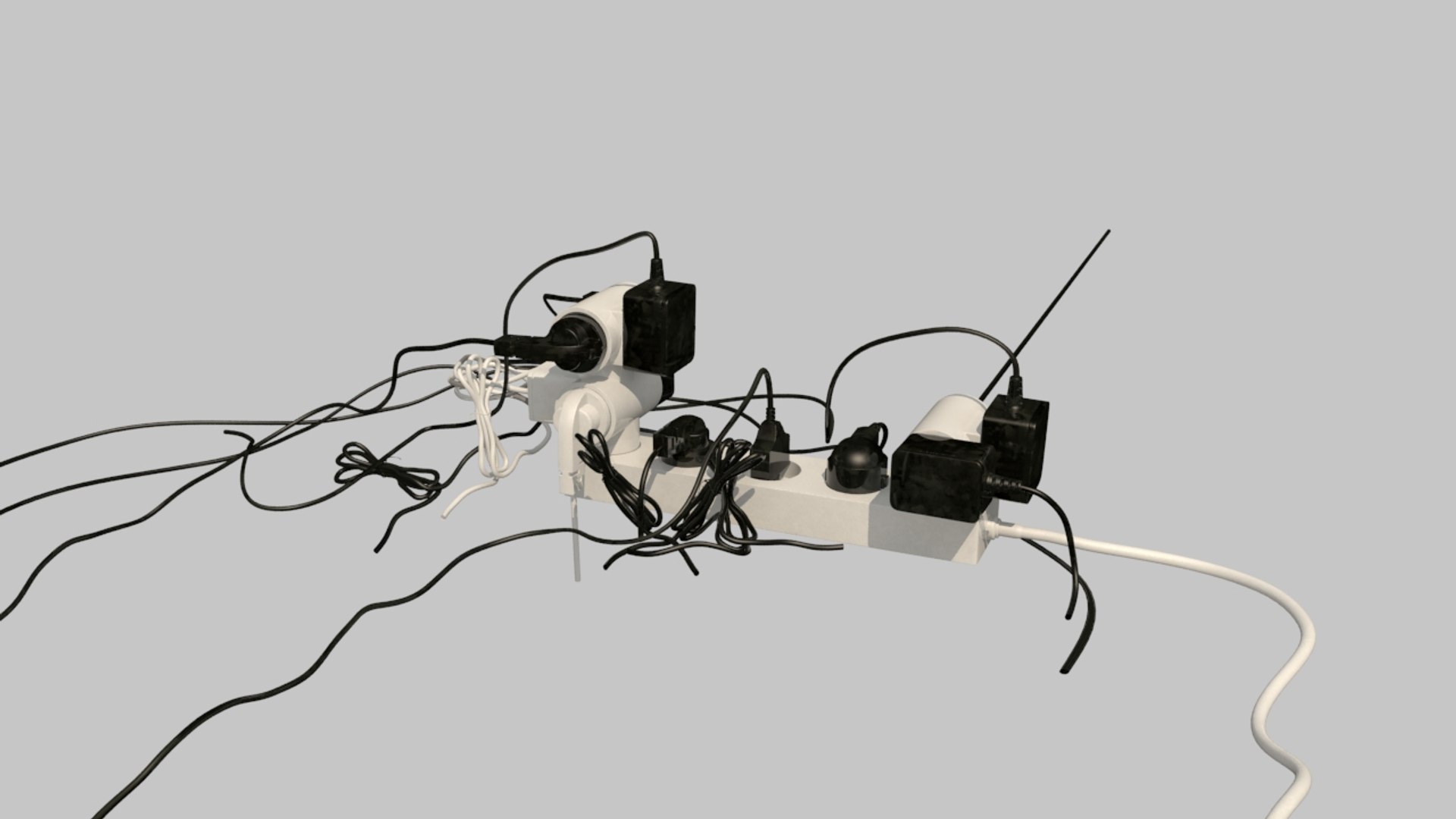 Multiplug Plug 3D - TurboSquid 1473742