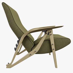 Zanotta CM Green Armchair 3D model