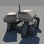 obj sci-fi barracks polys