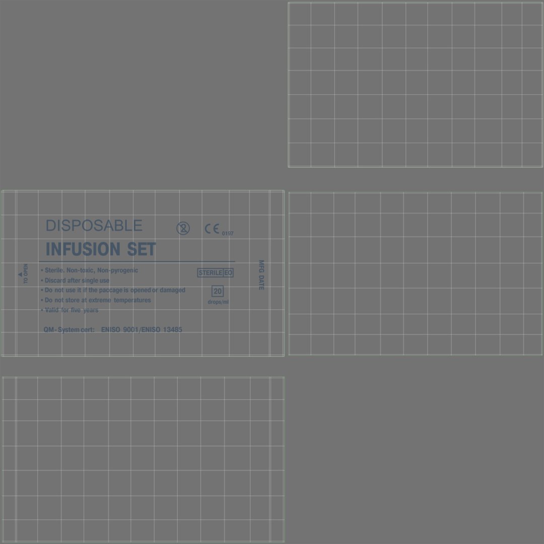 3D Disposable Infusion Set Model - TurboSquid 1955397