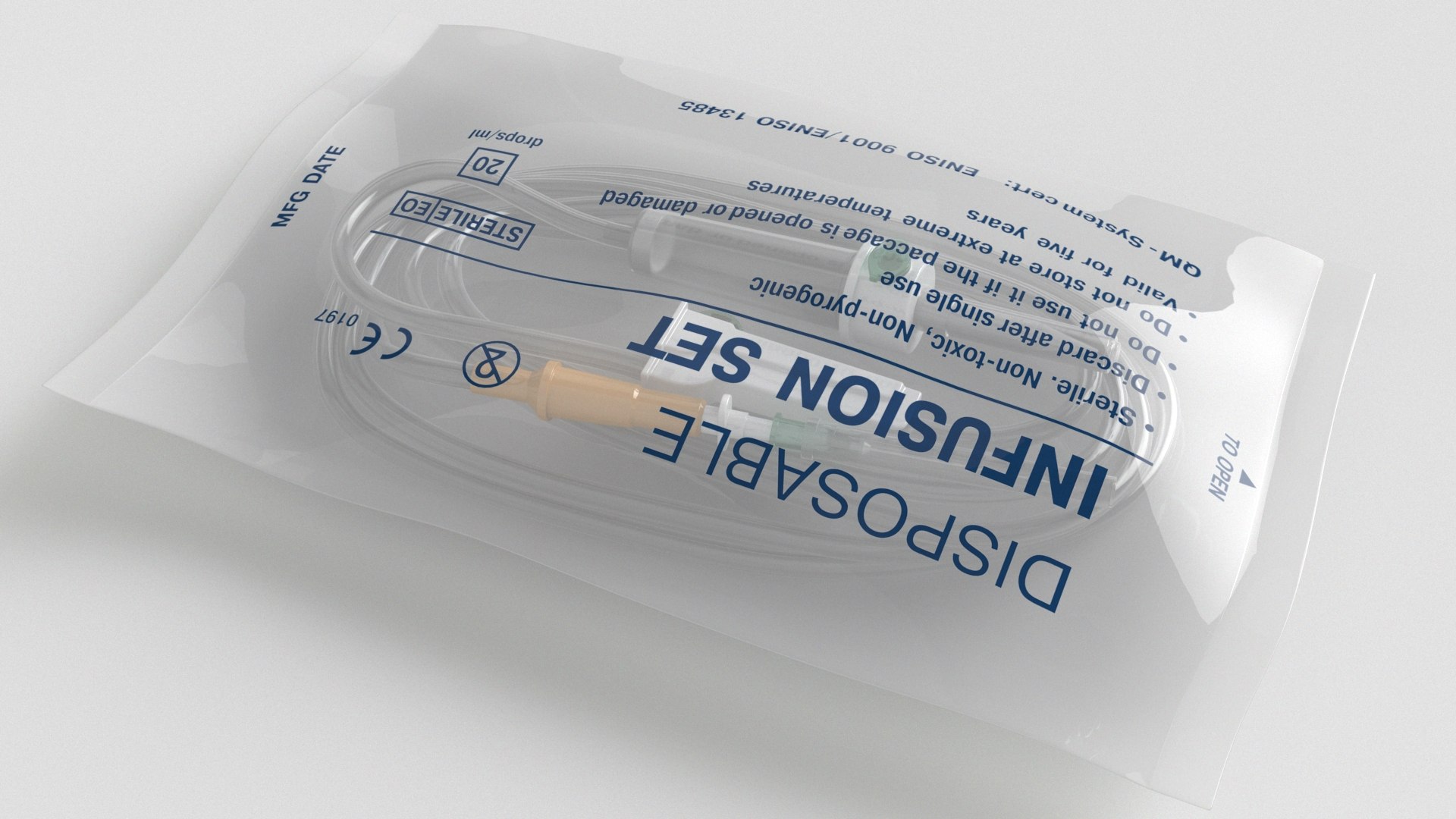3D Disposable Infusion Set Model - TurboSquid 1955397