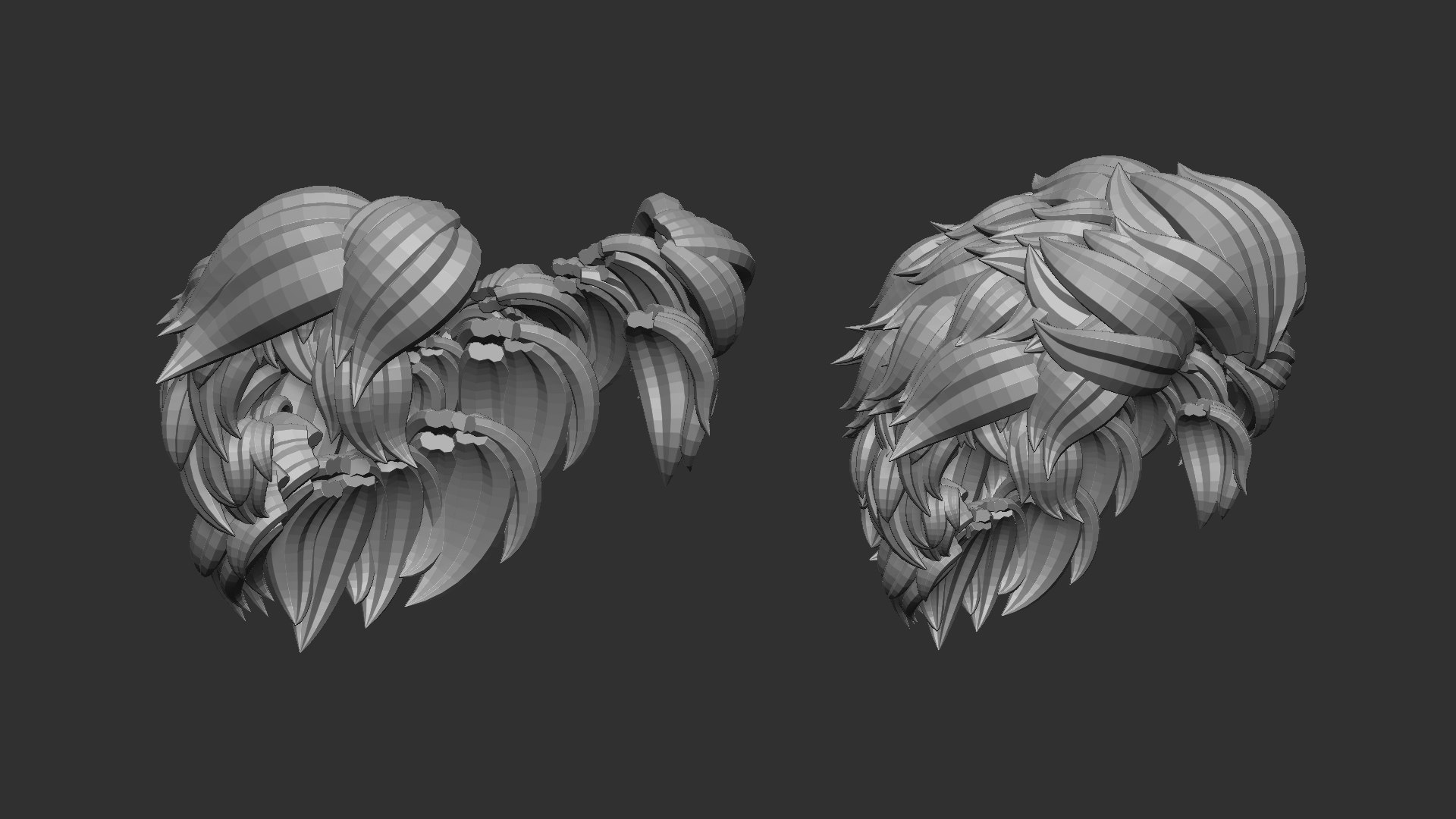 3D 15 Male anime character hair styles and hairdoo low poly IMM brush set for Zbrush fbx and obj files https://p.turbosquid.com/ts-thumb/IO/YCadfg/NW/4/jpg/1659568536/1920x1080/fit_q87/0a97e3abf5873f157a44fdfc39492f40e927c7ff/4.jpg
