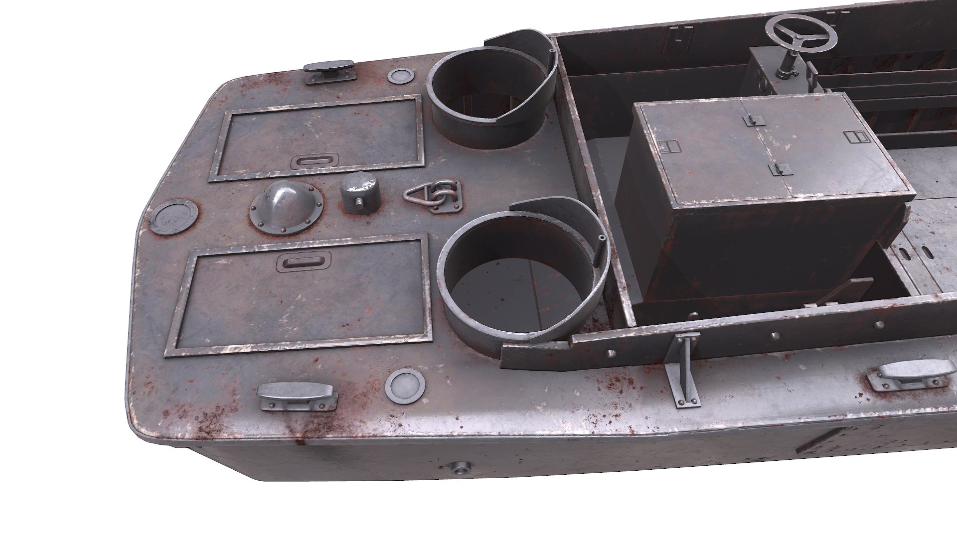 LCVP Higgins Boat Low-poly PBR model - TurboSquid 2024472