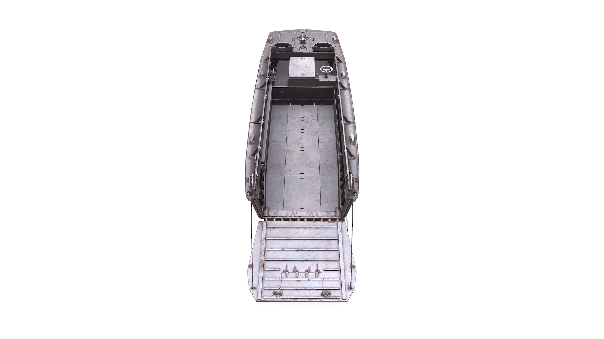 LCVP Higgins Boat Low-poly PBR model - TurboSquid 2024472