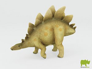 Schleich Toy Stegosaurus 3D Model