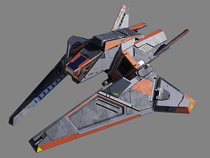 space fighter 3d model