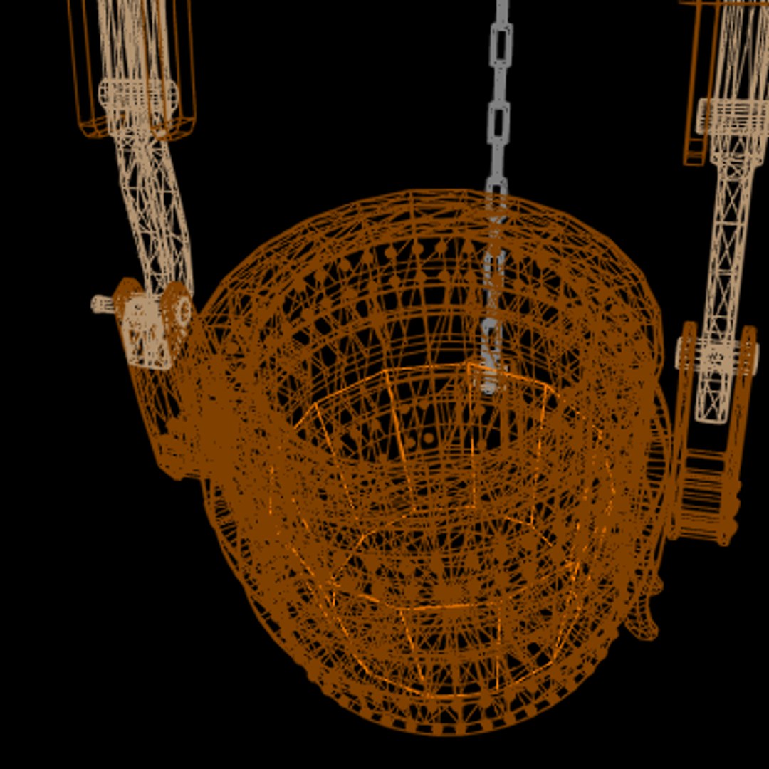 3d model ladle molten metal