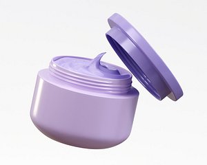 Cosmetics cream jar