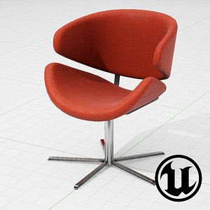 unreal halle jive chair 3d model