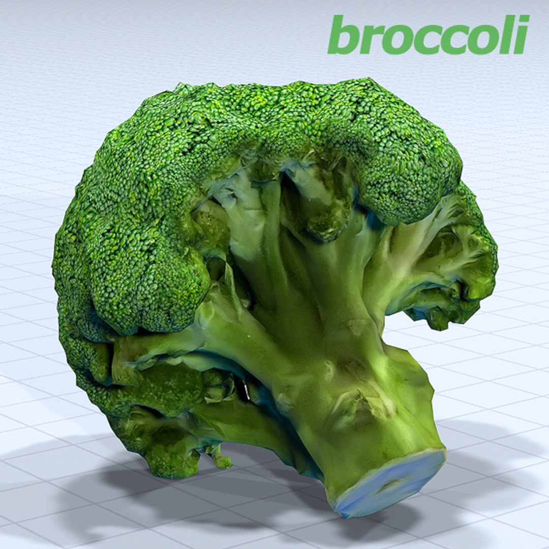 Broccoli 3D Model - TurboSquid 1426954