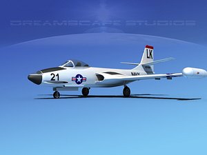 korean f2h banshee jet fighter max
