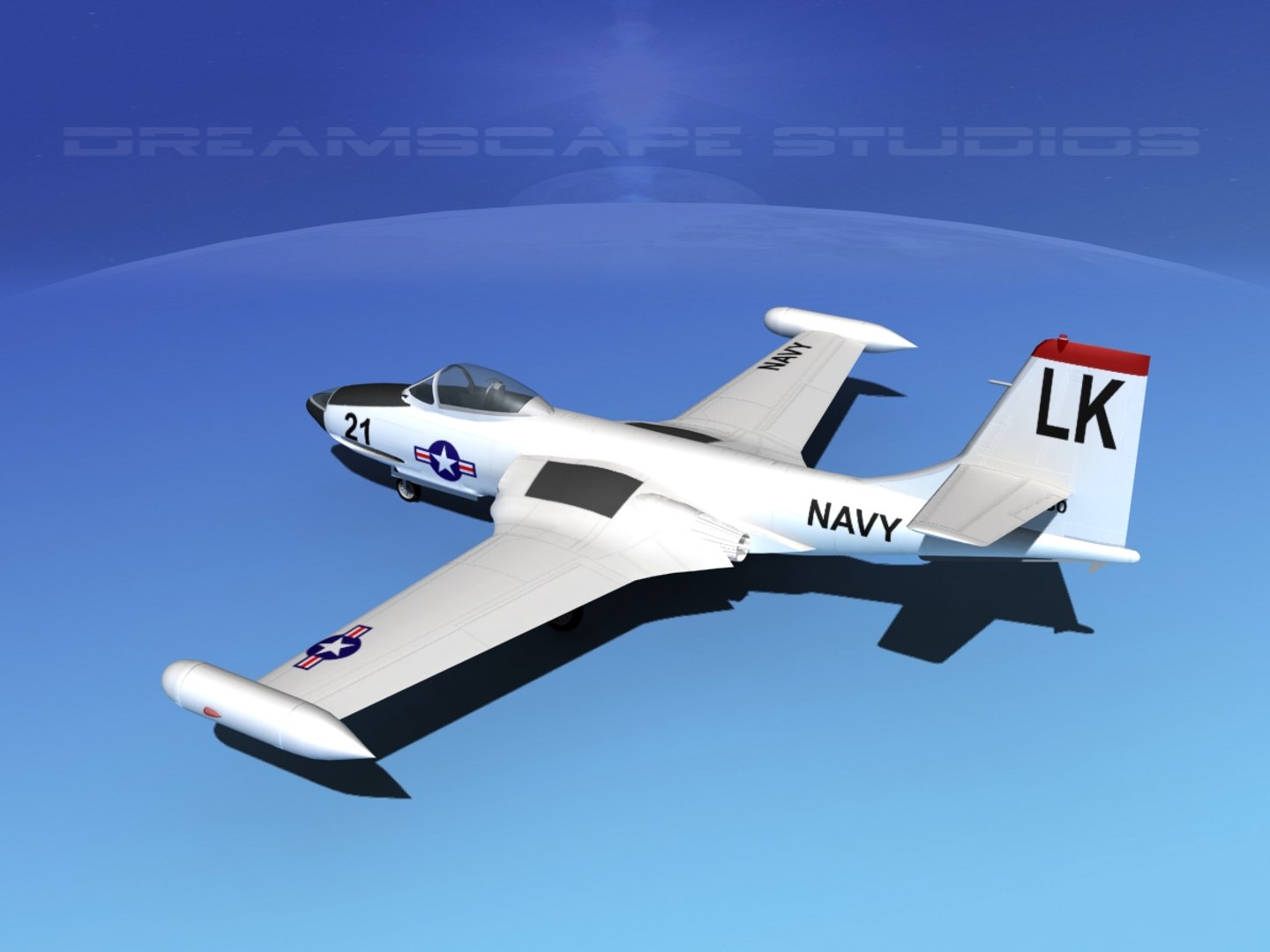 Korean F2h Banshee Jet Fighter Max