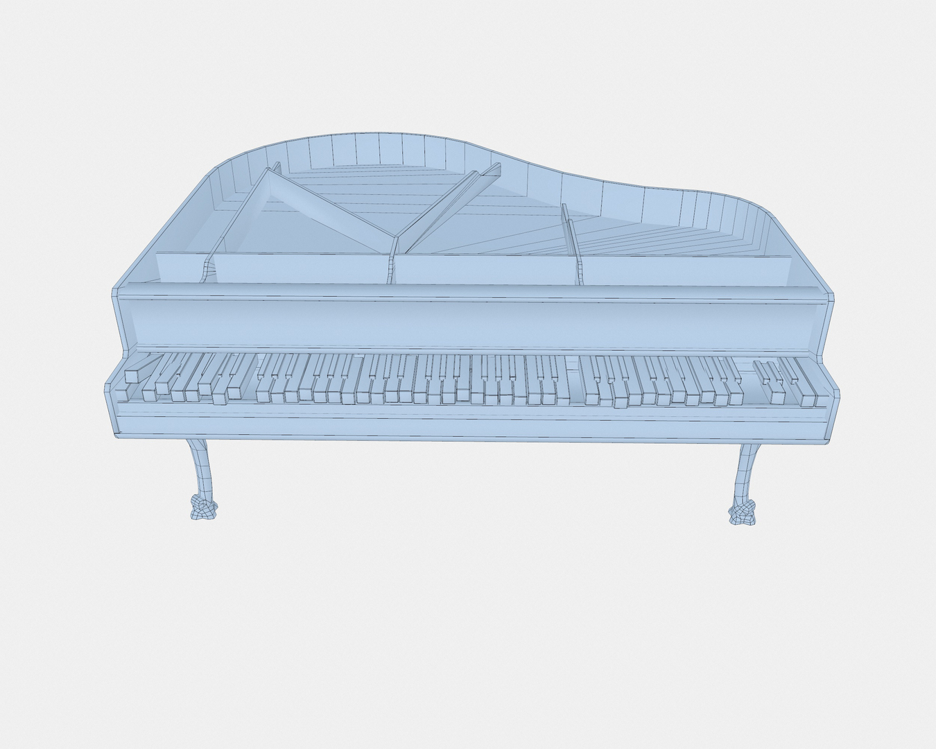 Old piano 3D model - TurboSquid 1308115