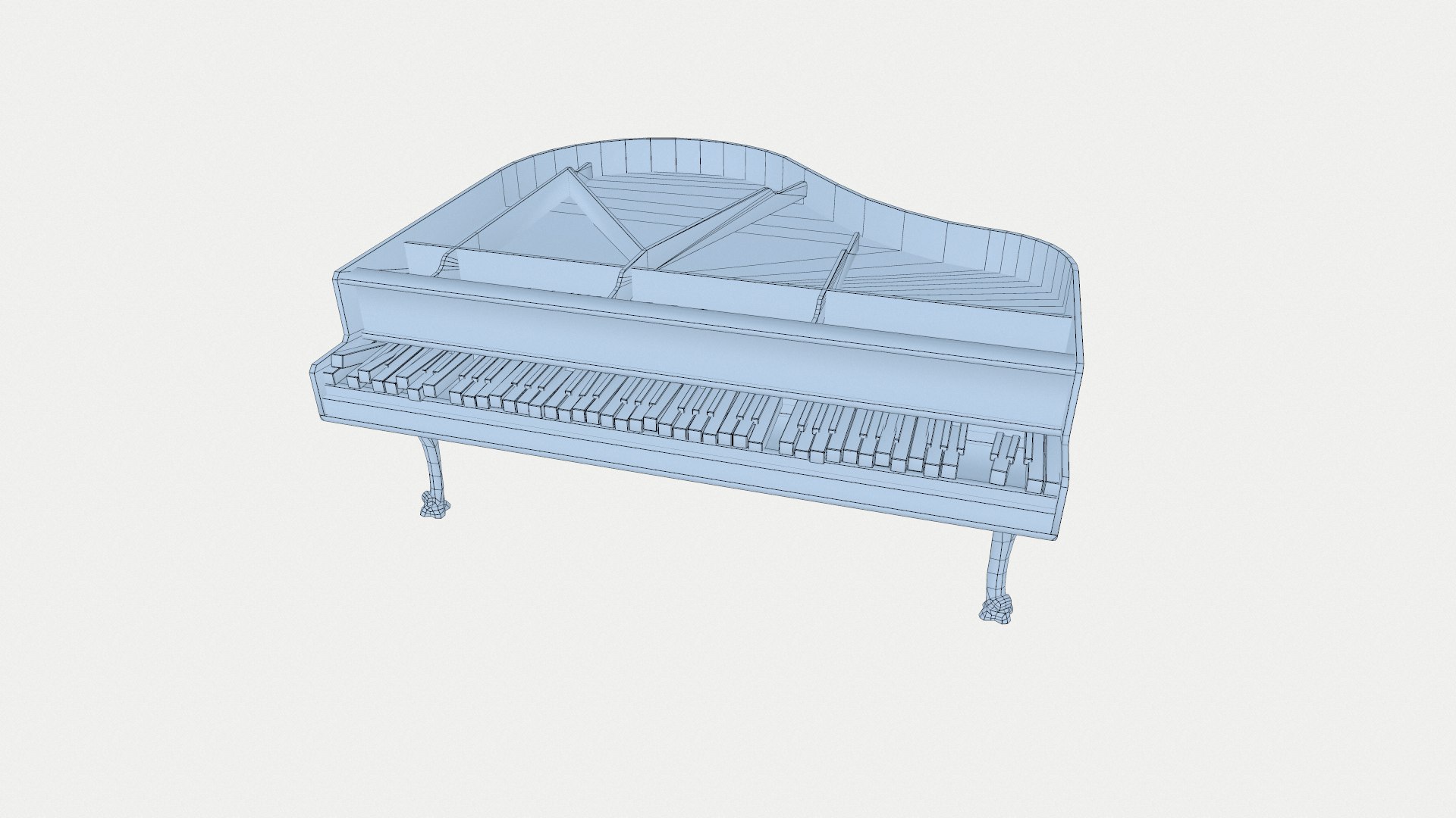 Old piano 3D model - TurboSquid 1308115