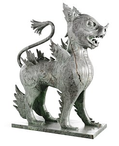 3D Chinese Styled Lion Statue