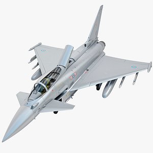 eurofighter typhoon ef2000 rigged 3d max