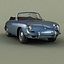 3D porsche 356b t5 cabrio