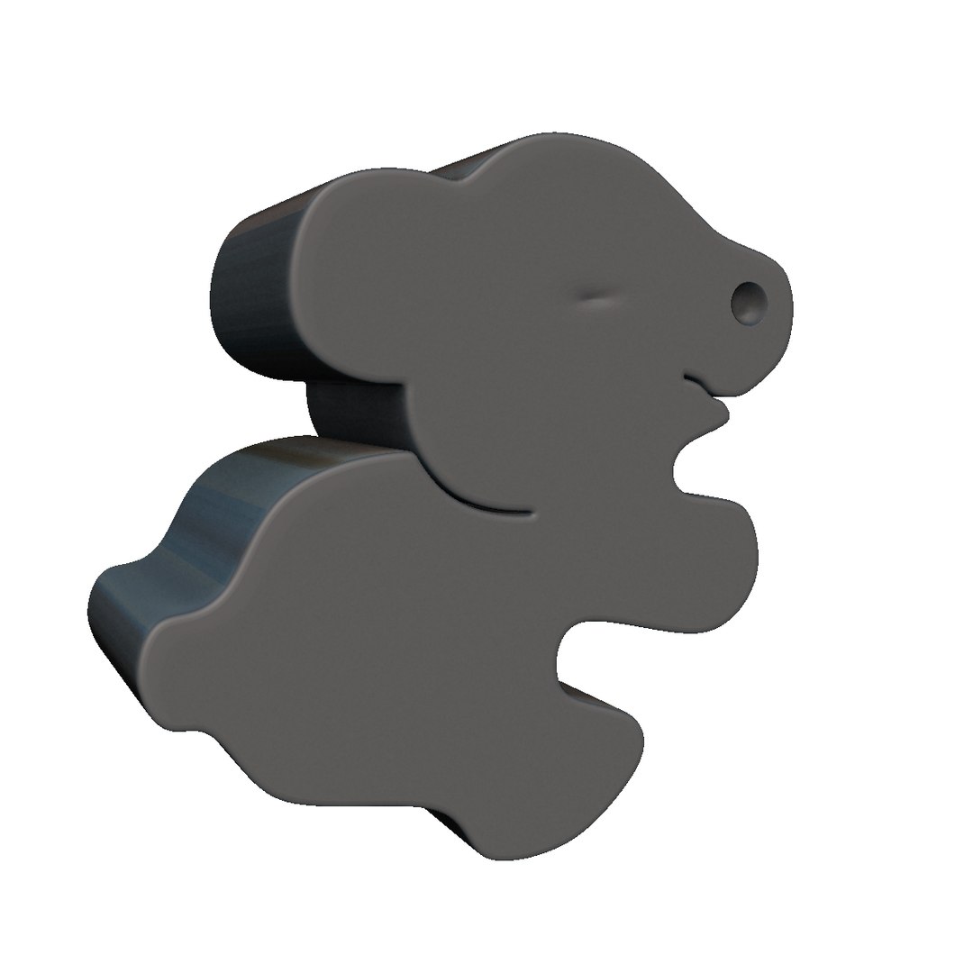 3D model mother bear family puzzle - TurboSquid 1455199