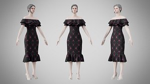 Dress 17 Light Burst Static