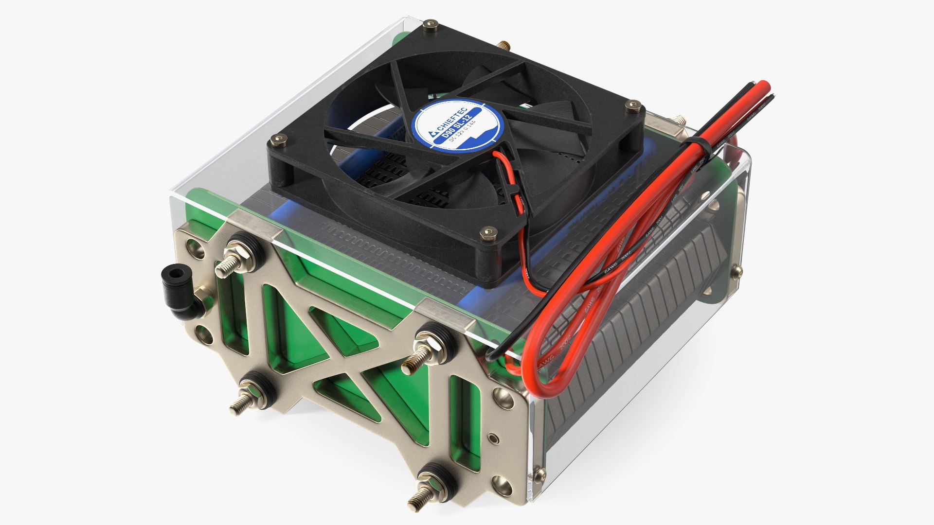 Pragma Industries PEM Fuel Cell Stack 3D model preview