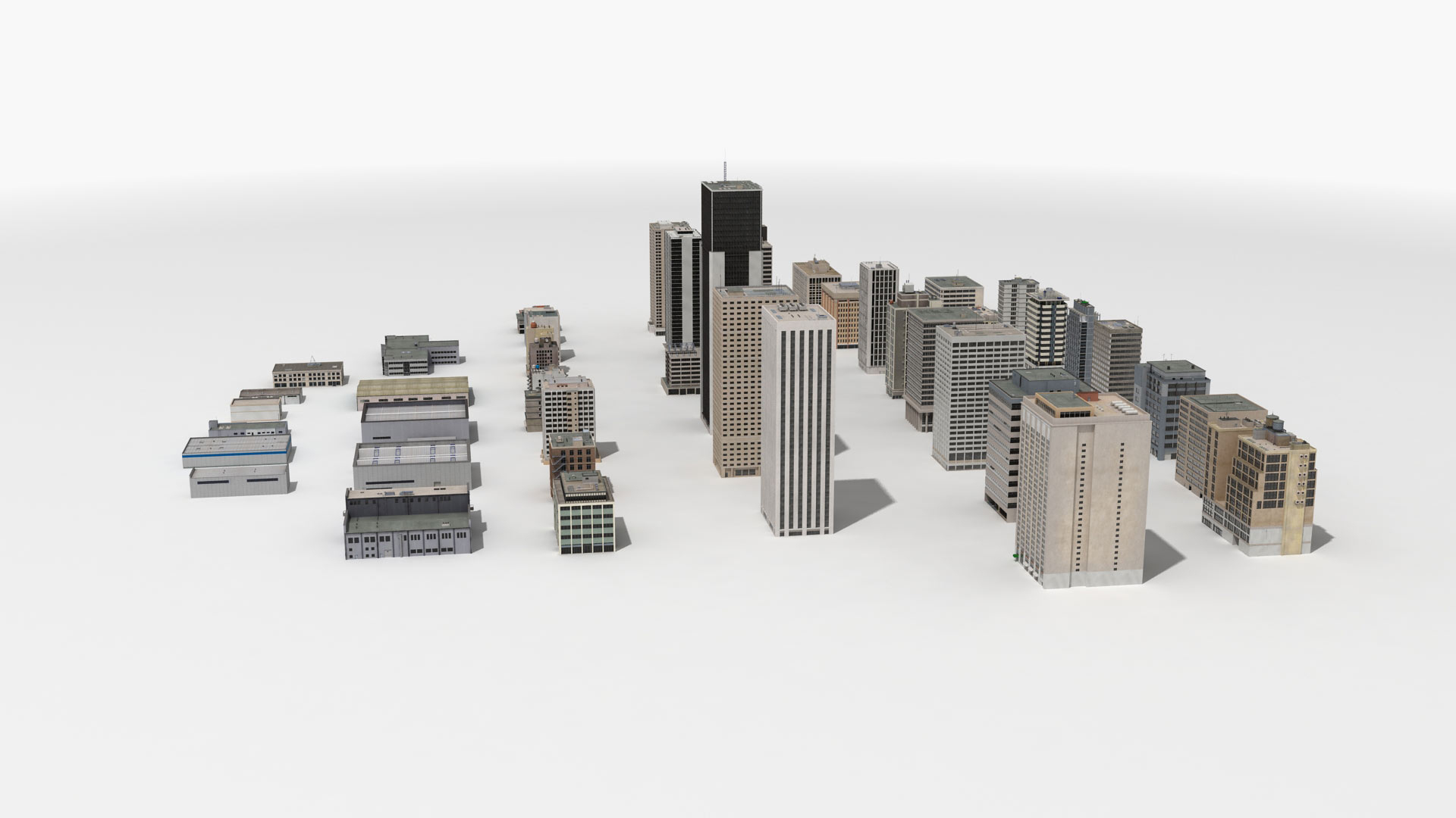 modèle 3D de Kit de construction des rues de la ville - TurboSquid 1050457