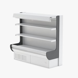 rack supermarket market 3D model