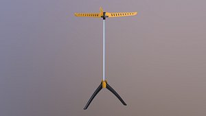 Foldable Clothes Drying Rack 3D model