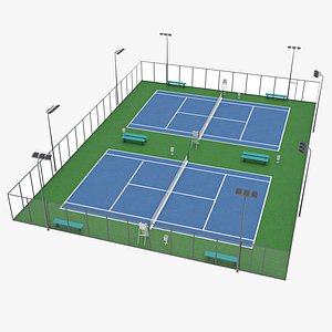Tennis Court 5 3D model