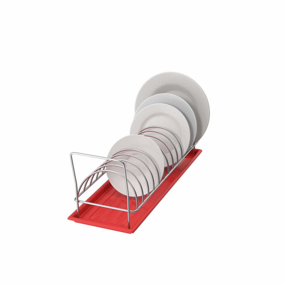 Red Dish Drying Rack 3D Model TurboSquid 2025720