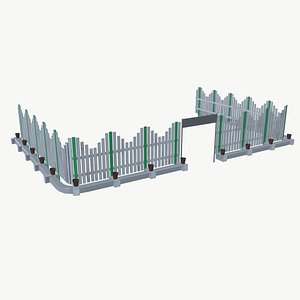 Garden Fence 3D model