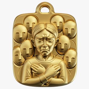 Crying Emotional Pendant