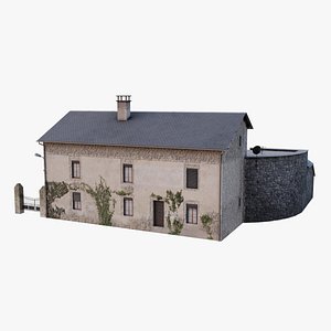 Old French House 3D