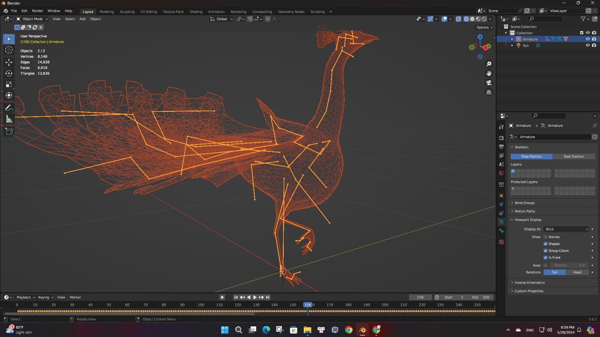 Peacock Black-A2 model https://p.turbosquid.com/ts-thumb/IP/VnOypX/Zc/wireframe2/jpg/1759117836/1920x1080/fit_q87/af80df78a7a946b0e6d44b6ff0ad481d9e6be701/wireframe2.jpg