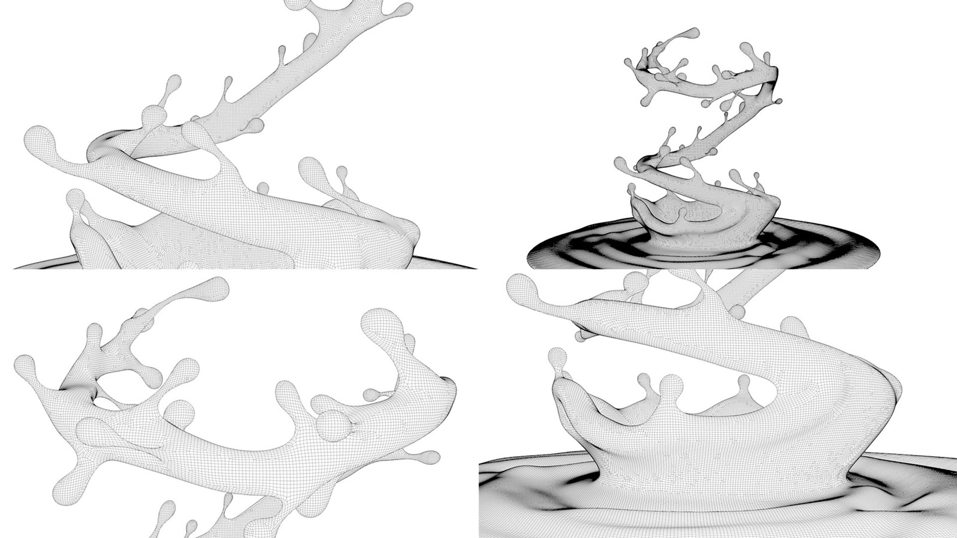3D Model Splash Liquid Water - TurboSquid 1626083