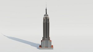 3D Empire State Building New York City