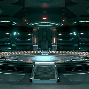 sci-fi scene renders 3D