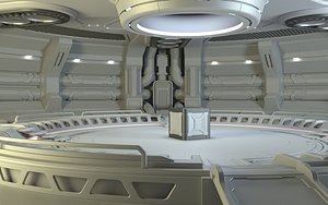 sci-fi scene renders 3D