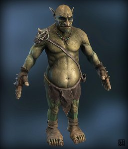 3d fantasy goblin model