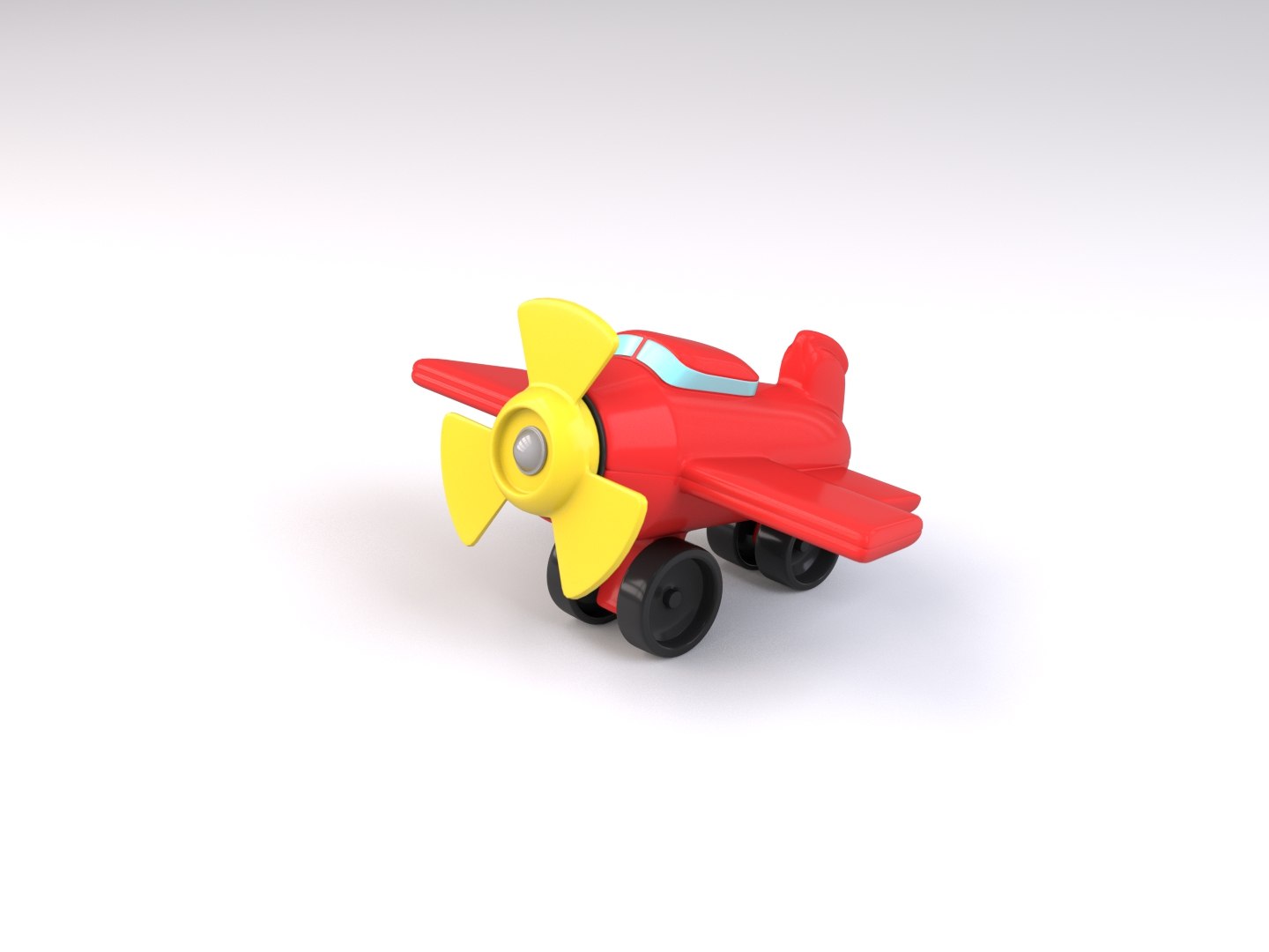 3d Toy Plane Model