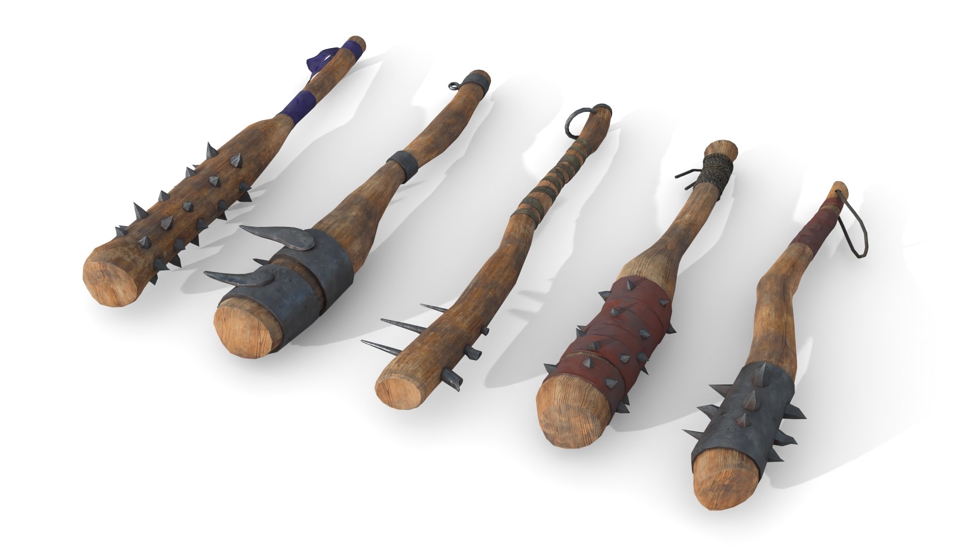 Set of Wooden Maces model https://p.turbosquid.com/ts-thumb/IP/mFpKzs/Sd/preview_0003/jpg/1620901872/1920x1080/fit_q87/b2022ee915aa90ef66e19b5dcd3b69babafca99b/preview_0003.jpg