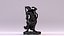 Buddhist statues 005 3D model