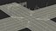 Connectable Highway Road Elements Crossroads Junction