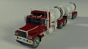 3d model of tanker